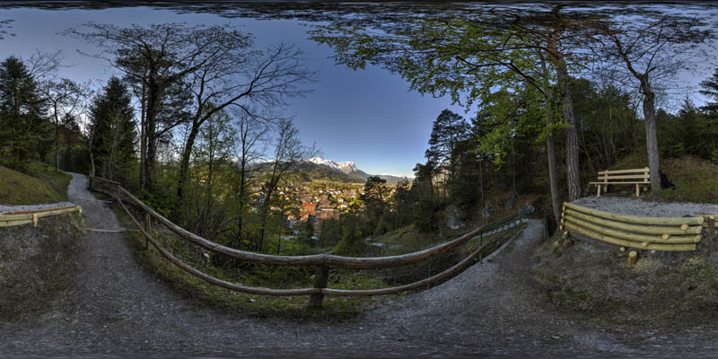 Pano over Partenkirchen